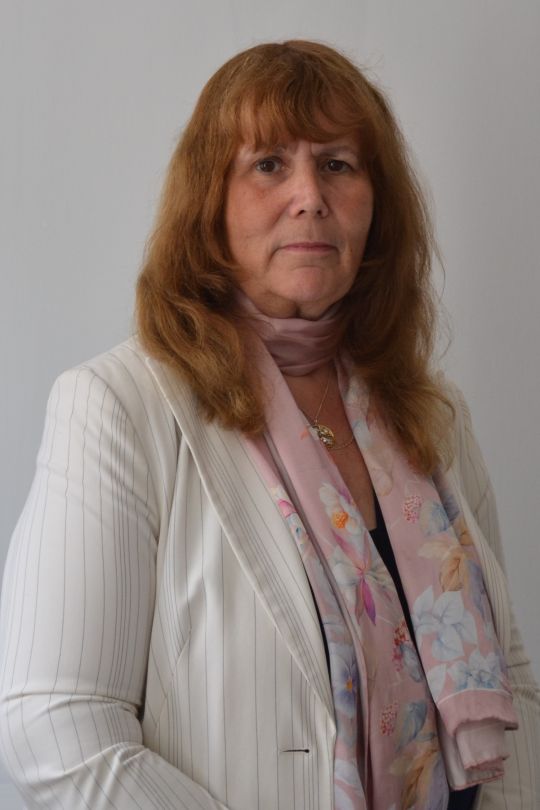Portrait image of Sandra to celebrate international women's day.