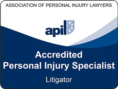 Accredited litigator with the association of personal injury lawyers.