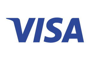 Visa card logo.